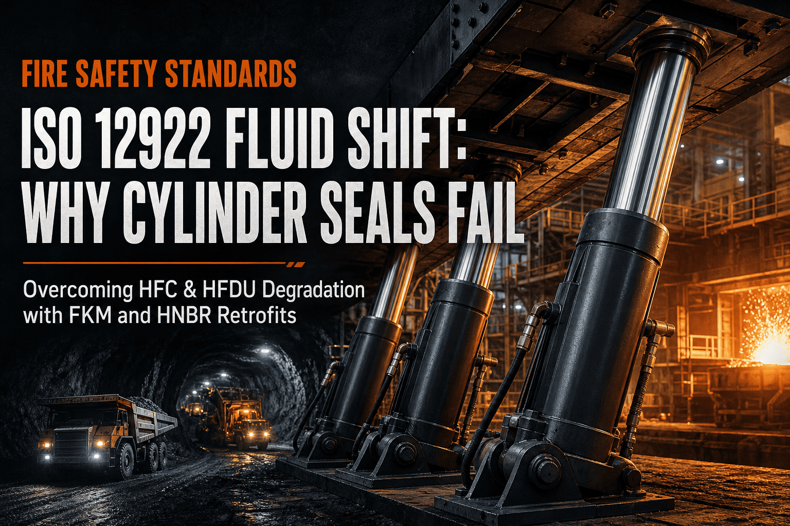 গ্লোবাল ফায়ার সেফটি শিফট: কেন ISO 12922 HFDU এবং HFC ফ্লুইডগুলি হাইড্রোলিক সিলিন্ডার সিল পুনরায় ডিজাইন করতে বাধ্য করছে