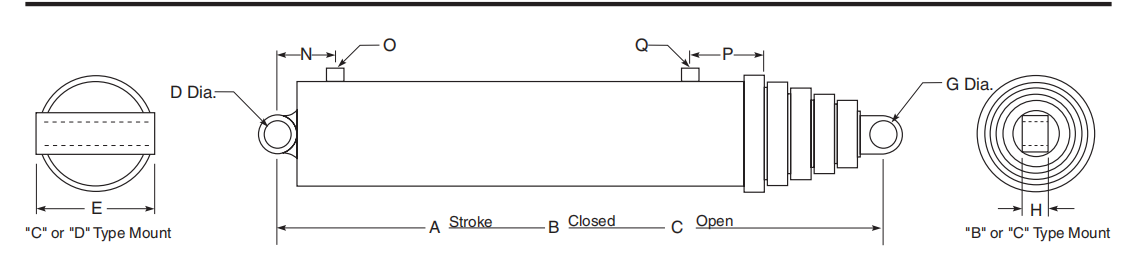 customizable hydraulic cylinders